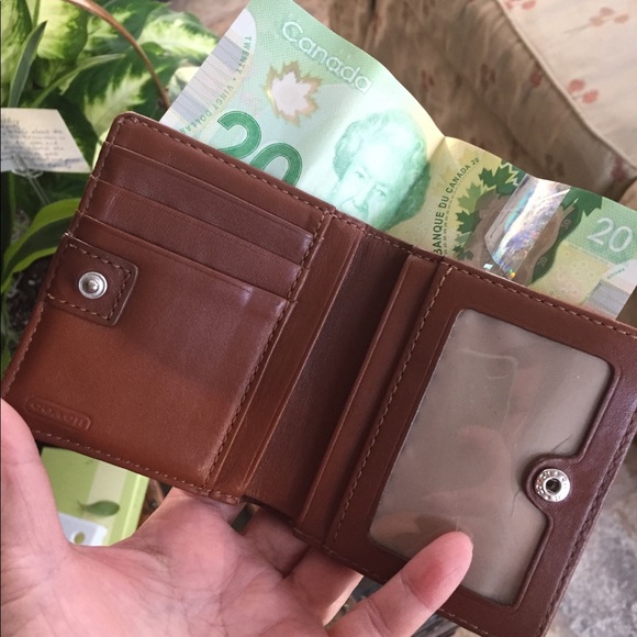 Small Coach wallet, authentic - Picture 3 of 5